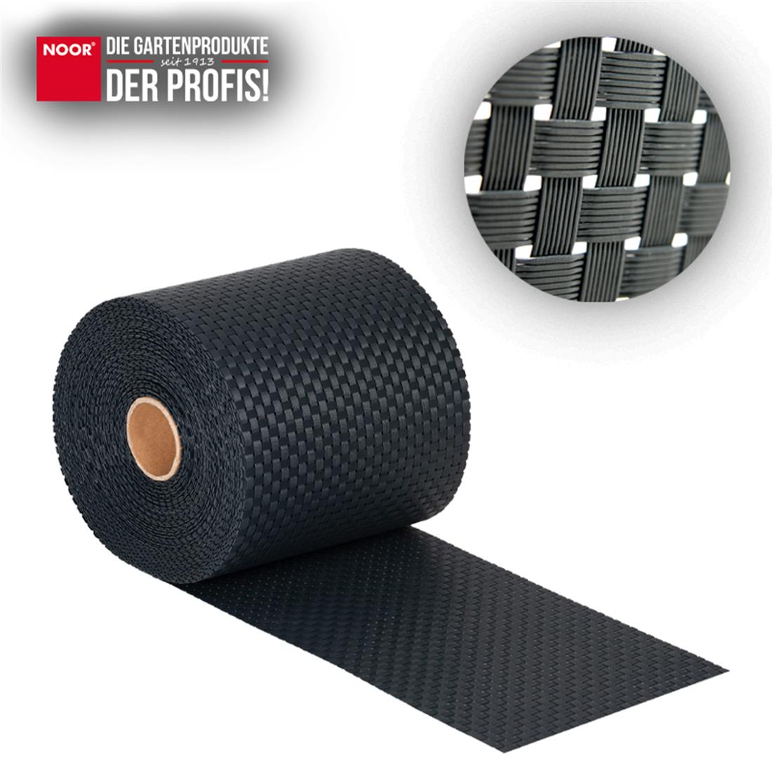 Sichtschutzstreifen Rattan - UV-stabilisiert - 0,19 x 2,55 m - Garten-On.de