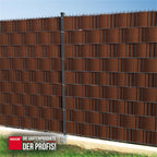 Sichtschutzstreifen PVC Easy - 0,19x2,55 m - Zaunblende - Garten-On.de