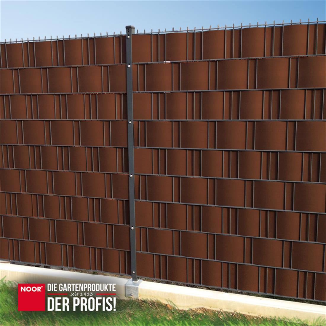 Sichtschutzstreifen PVC Easy - 0,19x2,55 m - Zaunblende - Garten-On.de