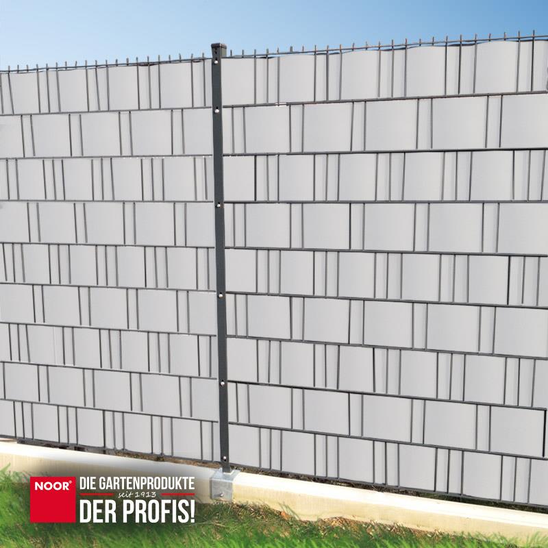 Sichtschutzstreifen PVC Easy - 0,19x2,55 m - Zaunblende - Garten-On.de