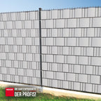 Sichtschutzstreifen PVC Easy - 0,19x2,55 m - Zaunblende - Garten-On.de