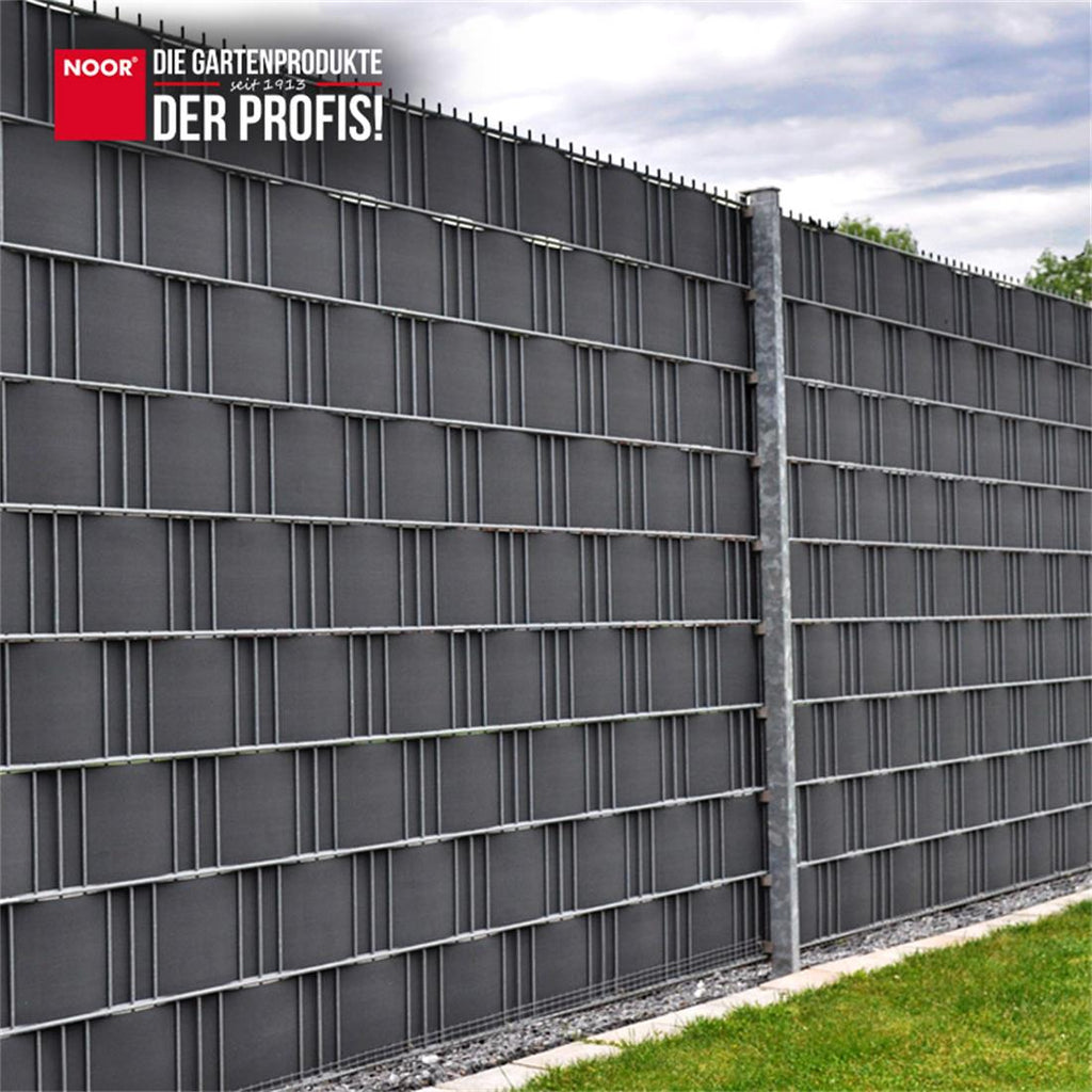 Sichtschutzstreifen PVC Easy - 0,19x2,55 m - Zaunblende - Garten-On.de