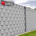 Sichtschutzstreifen PVC Easy - 0,19x2,55 m - Zaunblende - Garten-On.de