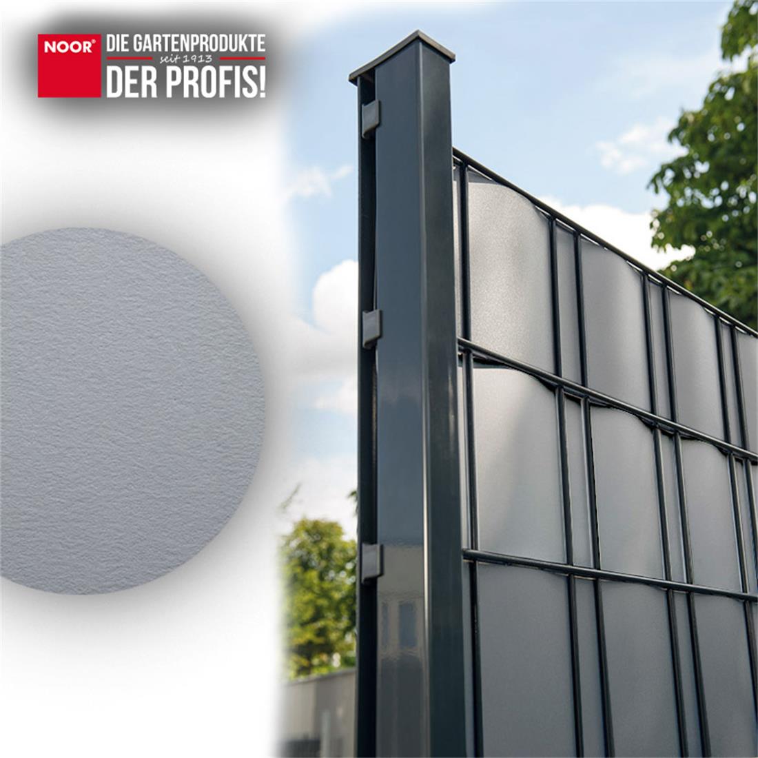 Sichtschutzstreifen PP Zaunblende PRO - 0,19x35 m - Garten-On.de