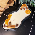 Handgemachte Betonduftkerze "Wave: Grey or Black" Bio Sojawachs mit Vanilla Toffee Duft - Betondekoration - Betonaccessoires oder Betondeko für Zuhause - Garten-On.de