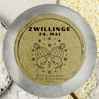 Sternzeichen Zwillinge Duftkerze - Handgemachte Sojawachs-Kerze - Personalisiertes Astrologie-Geschenk - Garten-On.de