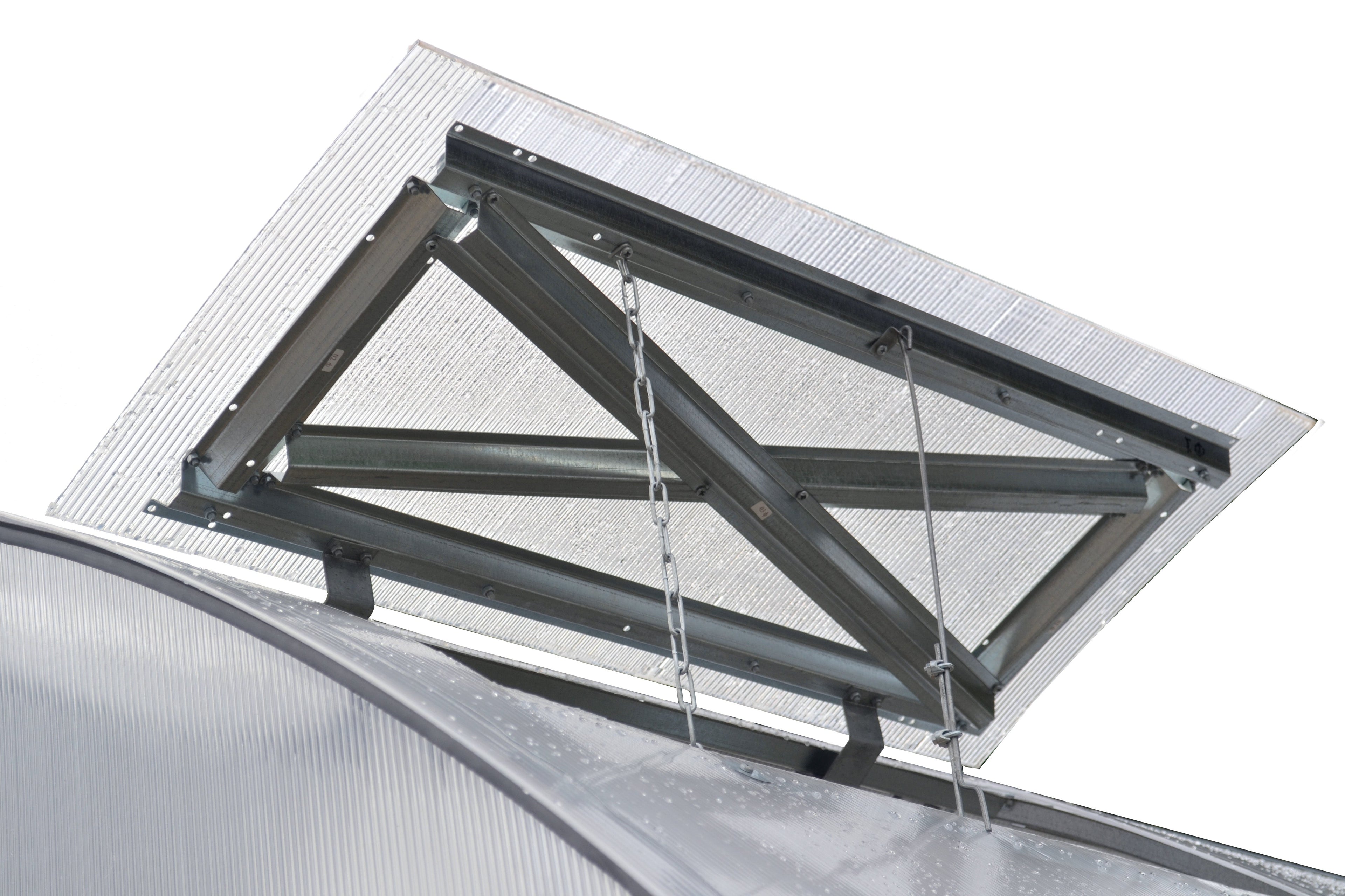 Dachfenster + Automatik für Gewächshaus FARMHOF2 Nachrüstbare Belüftungsfenster, Erhöht die Luftzirkulation-Garten-On.de