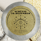 Sternzeichen Schütze Duftkerze - Handgemachte Sojawachs-Kerze - Personalisiertes Astrologie-Geschenk - Garten-On.de