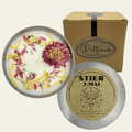 Sternzeichen Stier - Handgemachte Sojawachs-Kerze - Personalisiertes Astrologie-Geschenk - Garten-On.de