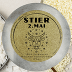 Sternzeichen Stier - Handgemachte Sojawachs-Kerze - Personalisiertes Astrologie-Geschenk - Garten-On.de