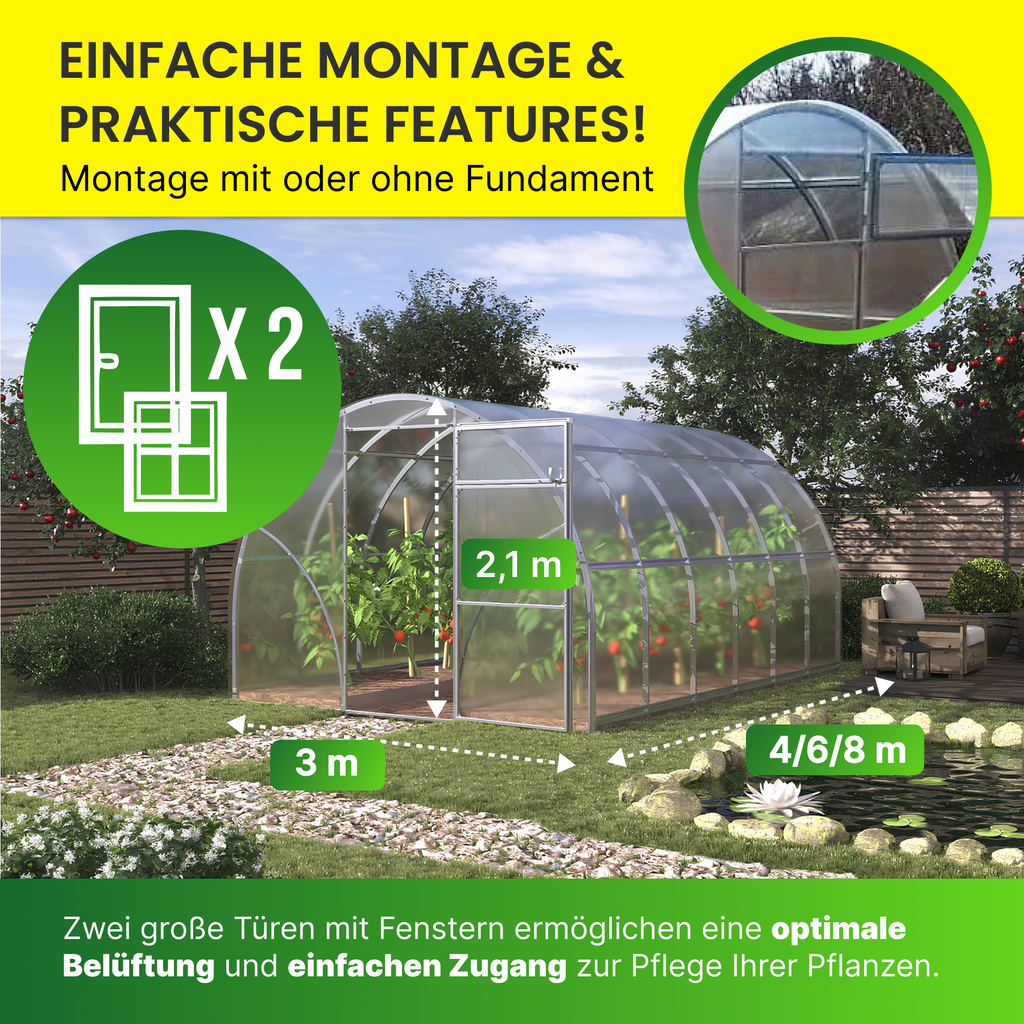 Gewächshäuschen Greenhouse