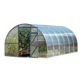 Gewächshaus GARTENJÄGER3, 3x4 m, mit verzinkter Stahlrahmen, 2 Drehtüren mit Fenstern, max. Schneelast 180 kg/m²