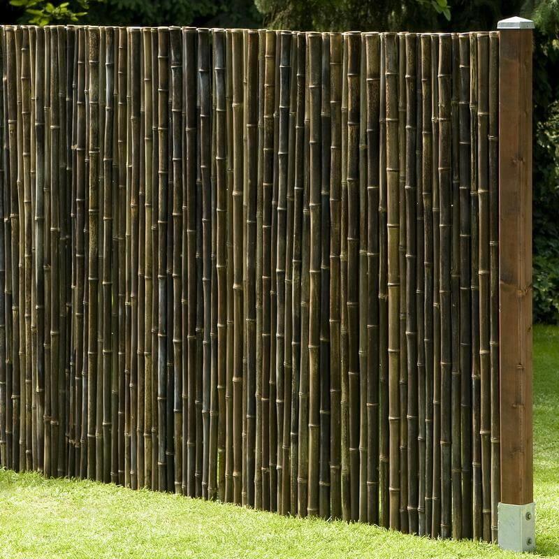 Bambusmatte Black Edition - Verschiedene Größen - Garten-On.de