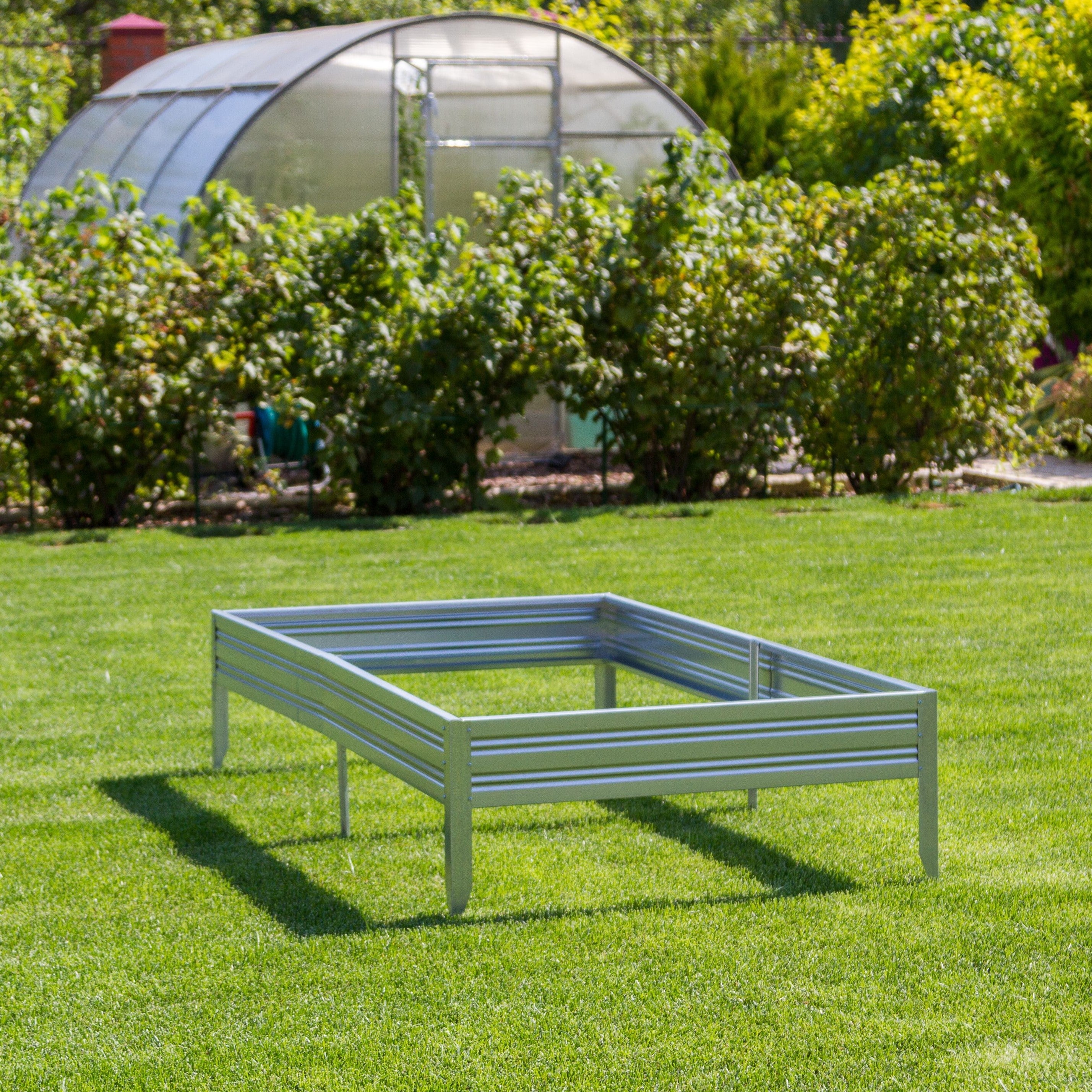 Basissatz Dein Beet B 200x100x17 cm Metall Hochbeet aus verzinktem Stahl-Garten-On.de