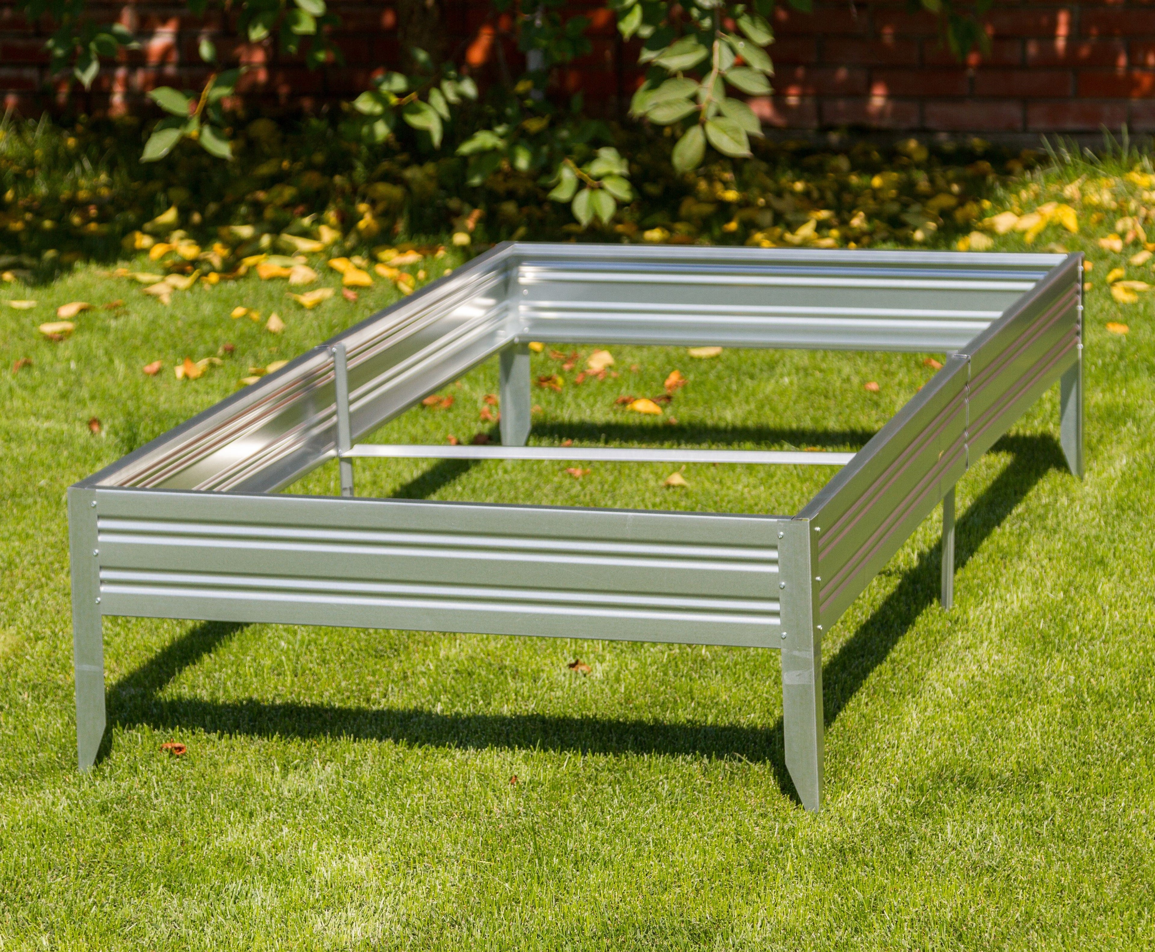 Basissatz Dein Beet A 200x70x17 cm Metall Hochbeet aus verzinktem Stahl-Garten-On.de