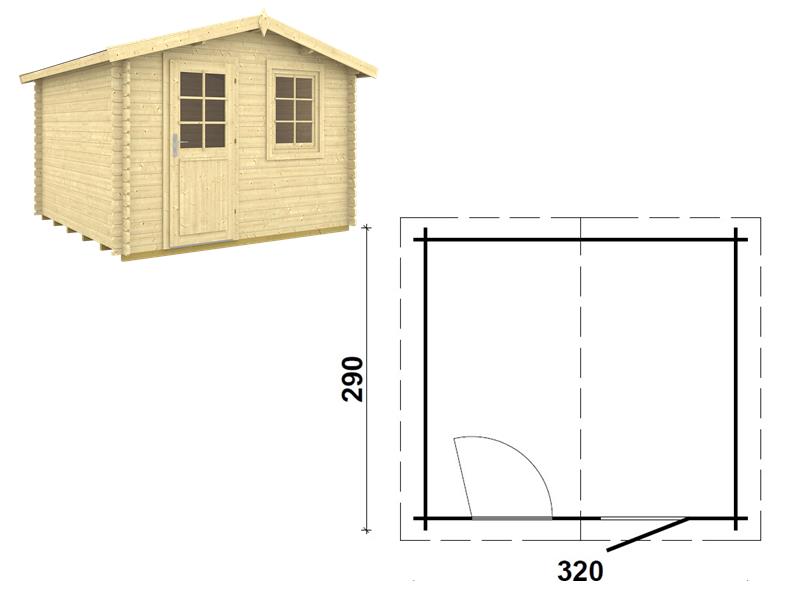 Erholungshaeuschen aus Holz