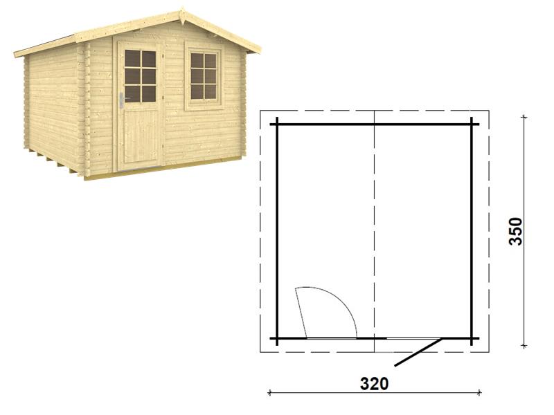 Lagerhaus aus Holz