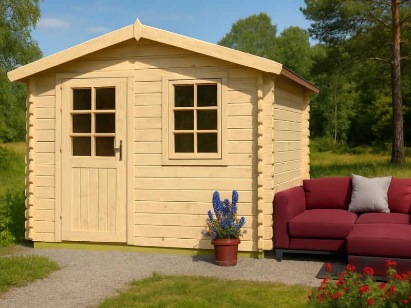 Gerätehaus aus Holz
