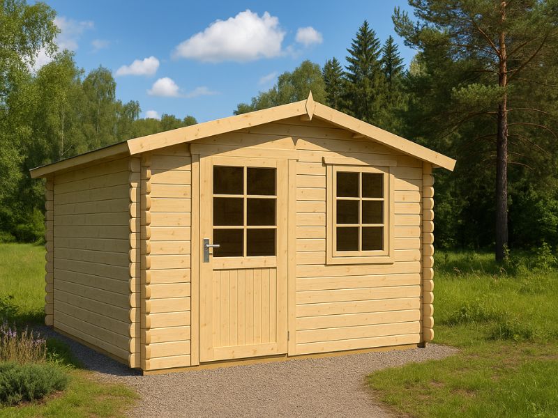 Geraetehaus aus Holz