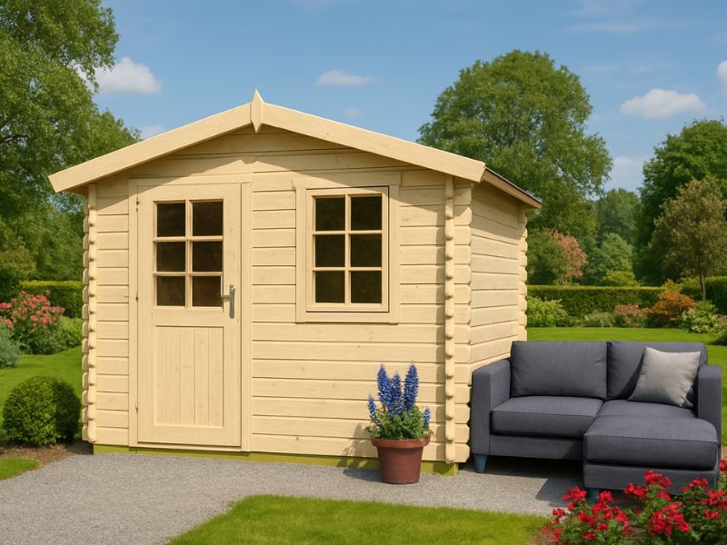 Lagerhaeuschen aus Holz