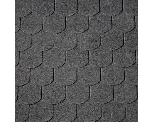 Biberschwanzschindeln schwarz Pack = 2 m²