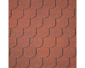 Biberschwanzschindeln ziegelrot Pack = 2 m²