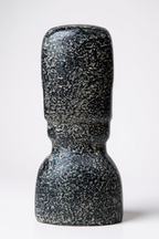 Moai Kopf Statue - Garten Deko Skulptur - Wetterfest - Rapa-Nui Osterinsel-Figur aus Glasfaserbeton Grau - 40x20x15 cm - Garten-On.de