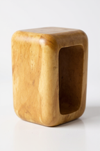 Holzhocker - Beistelltisch Couchtisch - Handgefertigter Hocker aus massivem Suarholz- 50x30x40 cm - Garten-On.de
