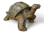 Stein Schildkröten – Pool, Garten, Terrasse - Langlebig und Wetterbeständig – Gelblich aus Glasfaserbeton – 32, 47 und 65 cm - Garten-On.de