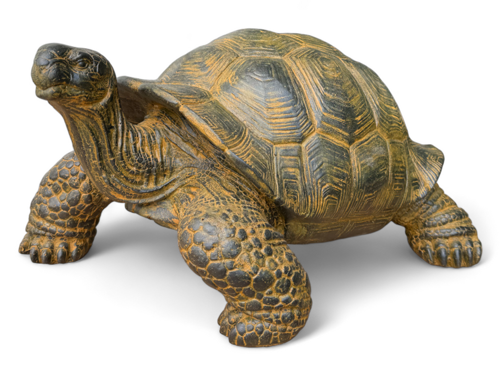 Stein Schildkröten – Pool, Garten, Terrasse - Langlebig und Wetterbeständig – Gelblich aus Glasfaserbeton – 32, 47 und 65 cm - Garten-On.de