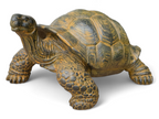 Stein Schildkröten – Pool, Garten, Terrasse - Langlebig und Wetterbeständig – Gelblich aus Glasfaserbeton – 32, 47 und 65 cm - Garten-On.de