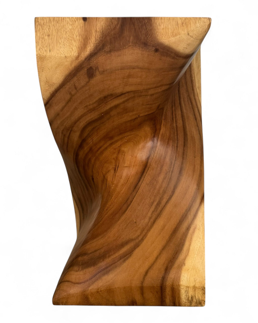 Holzhocker - Edler Beistelltisch Holz - Holz Hocker - Handgefertigter Beistelltisch aus Holz - 50x28x28cm - Garten-On.de