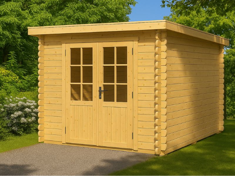 Gerathaus aus Holz