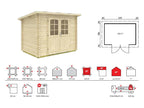 Lagerhaus aus Holz