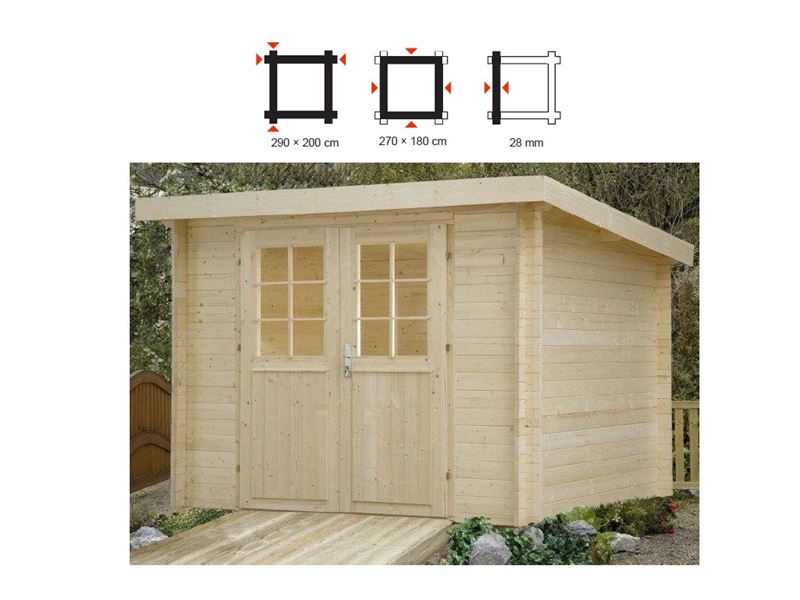 Erholungshaus aus Holz