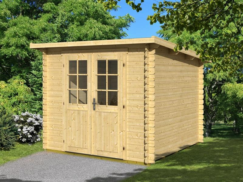 Aufbewahrunghäuschen aus Holz