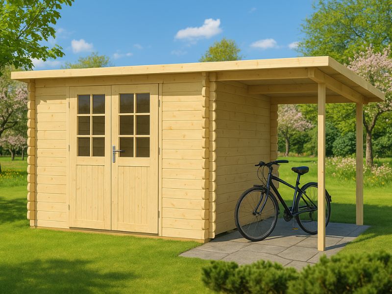 Gerätehaus aus Holz