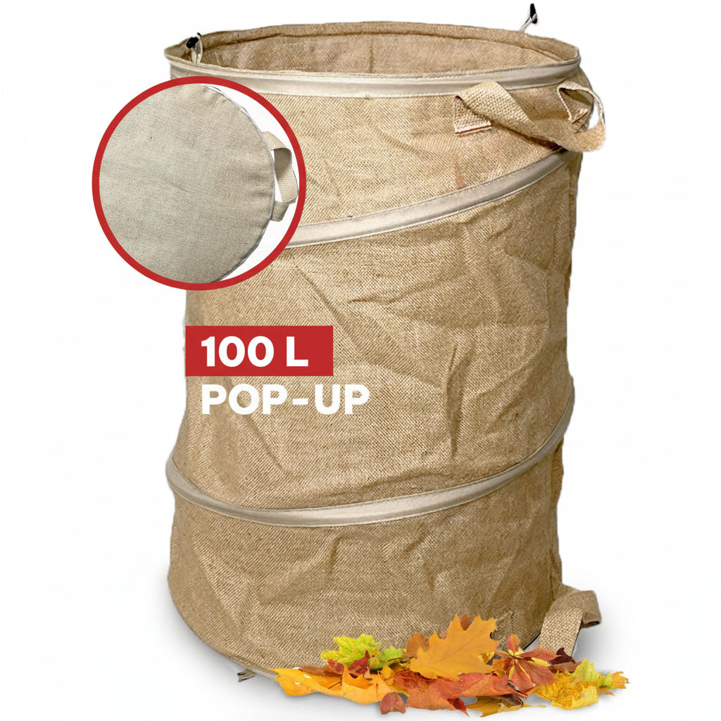 Gartensack Pop-Up - Stabilität durch Pop-up Feder - Garten-On.de