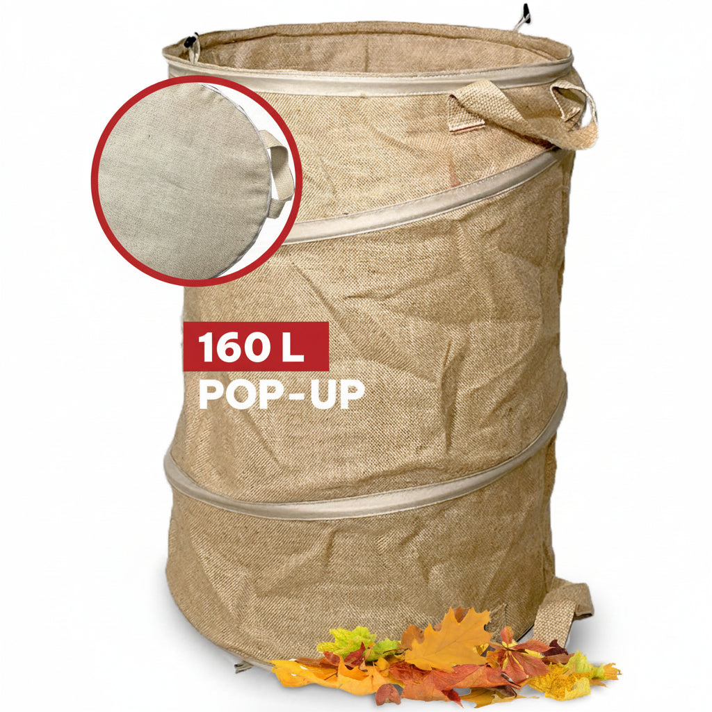 Gartensack Pop-Up - Stabilität durch Pop-up Feder - Garten-On.de