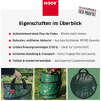 Gartensack Pop-Up - Stabilität durch Pop-up Feder - Garten-On.de