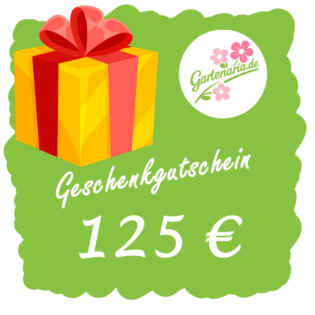 GARTENARIA.de GESCHENKGUTSCHEIN 125 € - Garten-On.de
