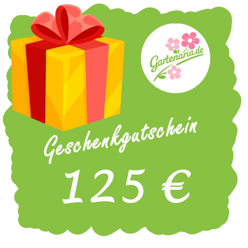 GARTENARIA.de GESCHENKGUTSCHEIN 125 € - Garten-On.de