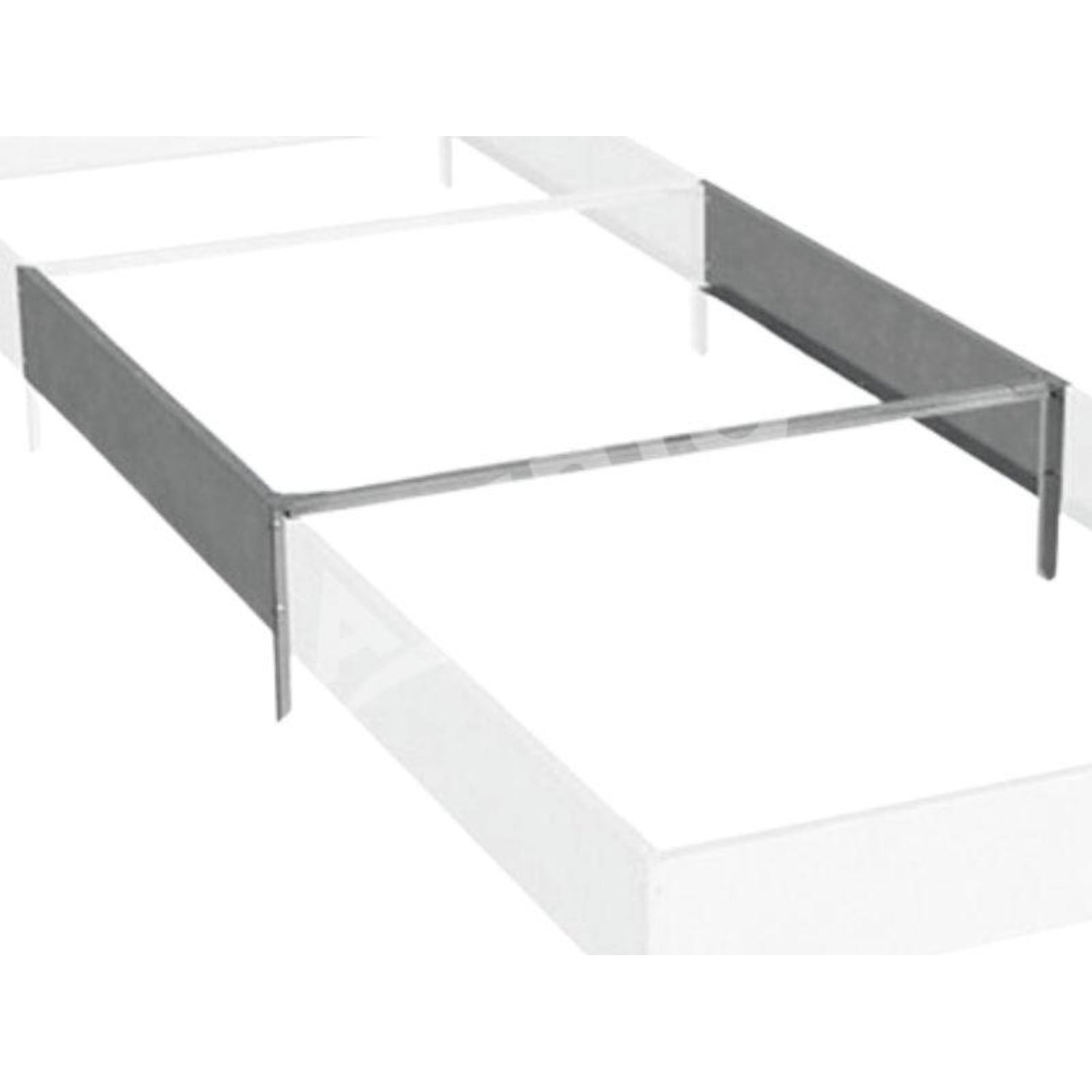 Beetverlängerung für Hochbeet Metall 100x65x20cm
