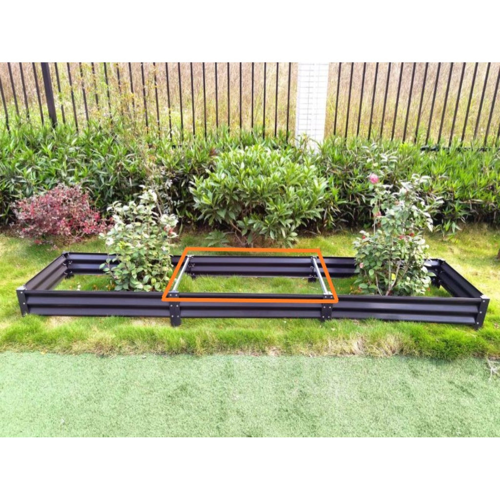 Beetverlängerung für Hochbeet Metall 100x102x20cm