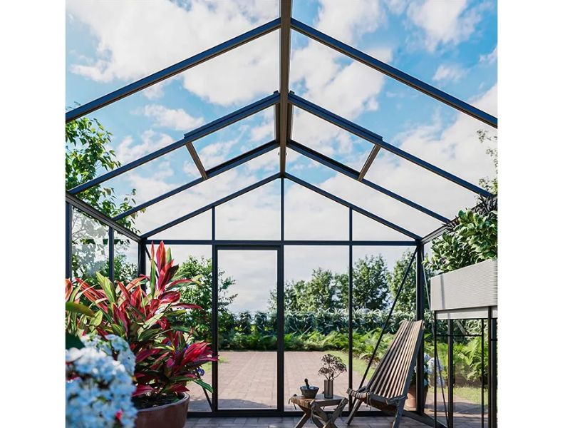 Glas-Gewächshaus Classic 310x384cm