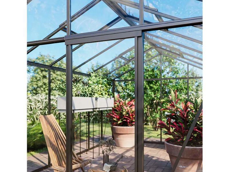 Glas-Gewächshaus Classic 310x608cm