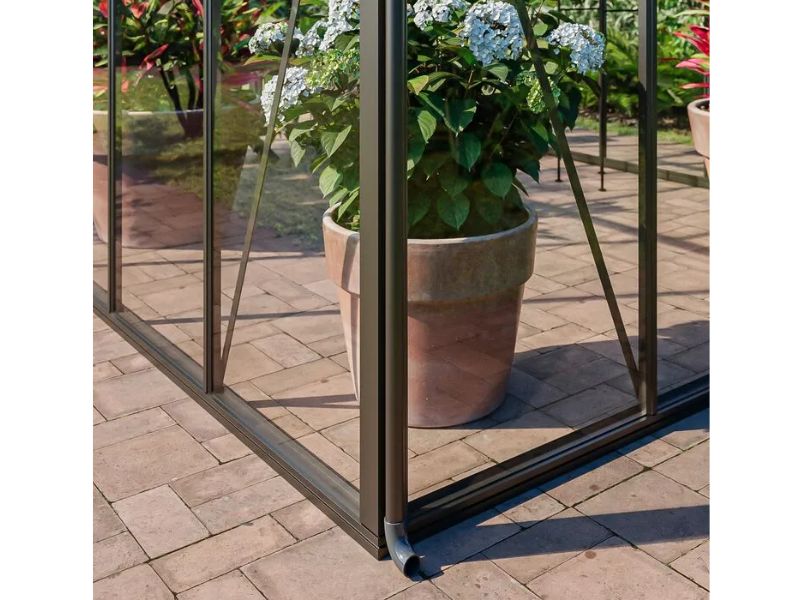 Glas-Gewächshaus Classic 235x161cm