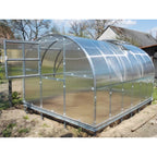 Gewächshaus KLASIKA 3 x 4 m, 12 m², verzinkter Stahlrahmen, 1 Drehtür mit Fenster Hohlkammerplatten 6 mm