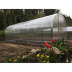 Gewächshaus KLASIKA 3 x 6 m, 18 m², verzinkter Stahlrahmen, 1 Drehtür mit Fenster Hohlkammerplatten 4 mm
