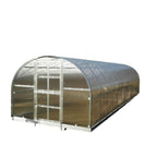 Gewächshaus KLASIKA 3 x 8 m, 24 m², verzinkter Stahlrahmen, 1 Drehtür mit Fenster Hohlkammerplatten 4 mm